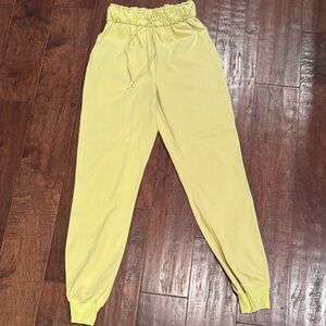 Lululemon Athletica Light Yellow Joggers